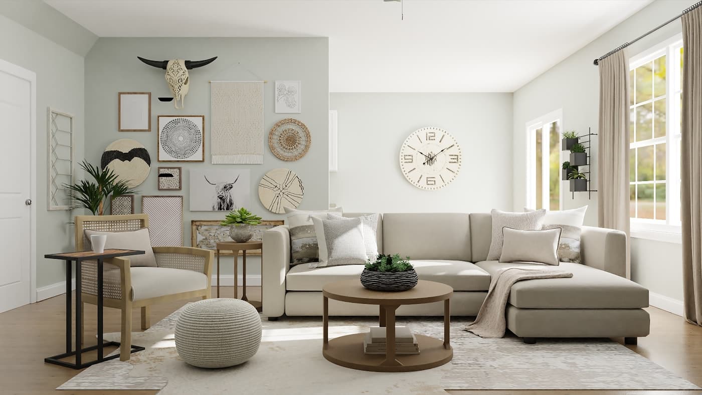 Wohnzimmer im Stil Warm Modern